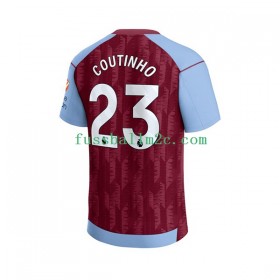 Fußballtrikots Aston Villa Philippe Coutinho 23 Heim Trikotsatz 2023-2024